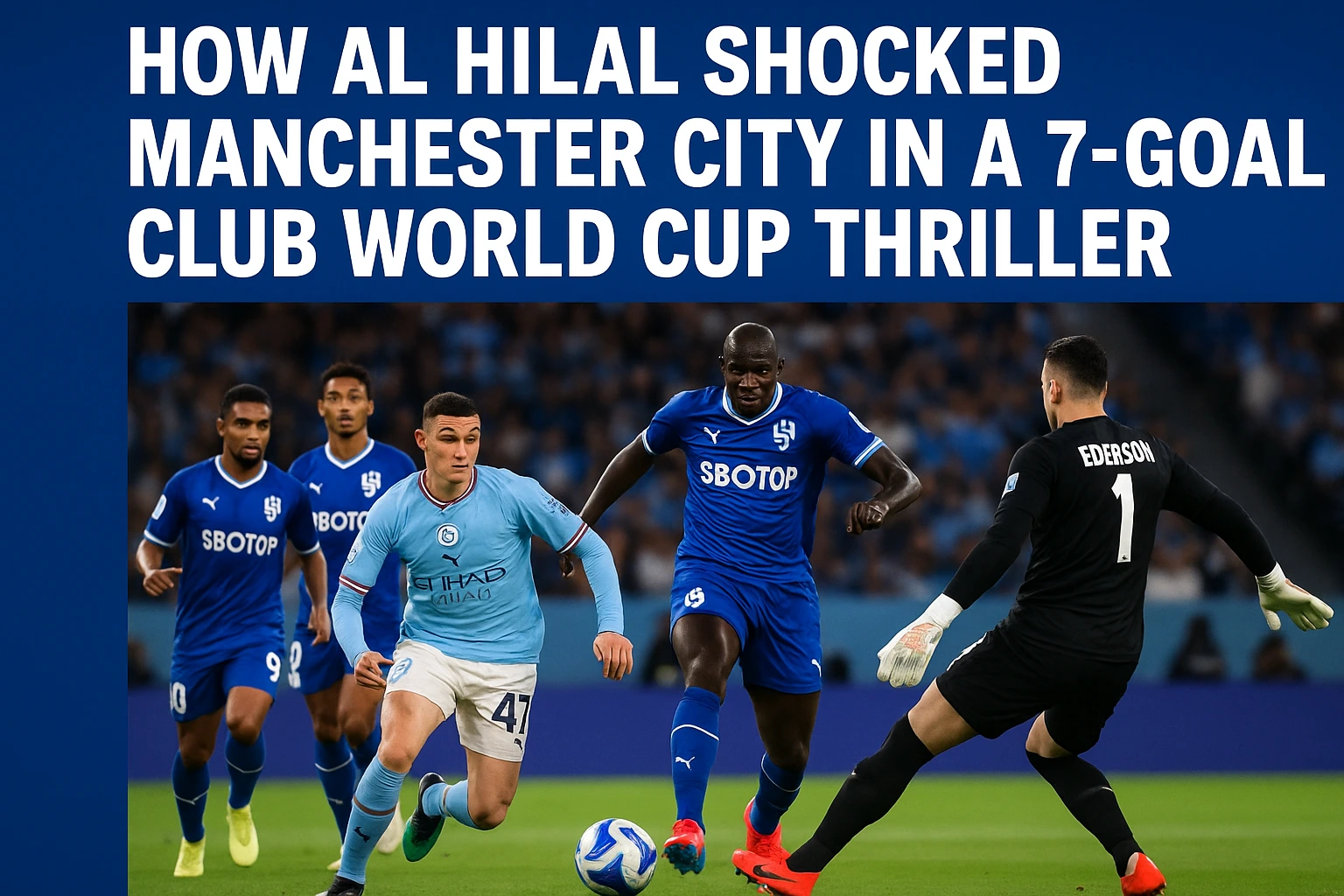 How Al Hilal Shocked Manchester City in a 7-Goal Club World Cup Thriller