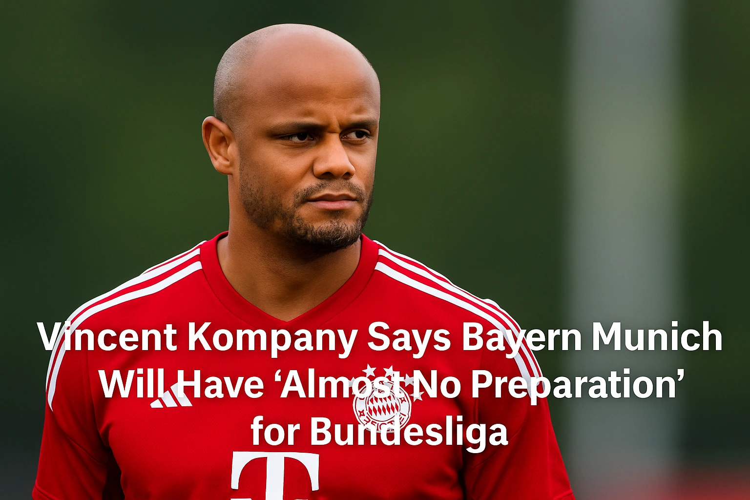 Vincent Kompany Says Bayern Munich Will Have "Almost No Preparation" for Bundesliga