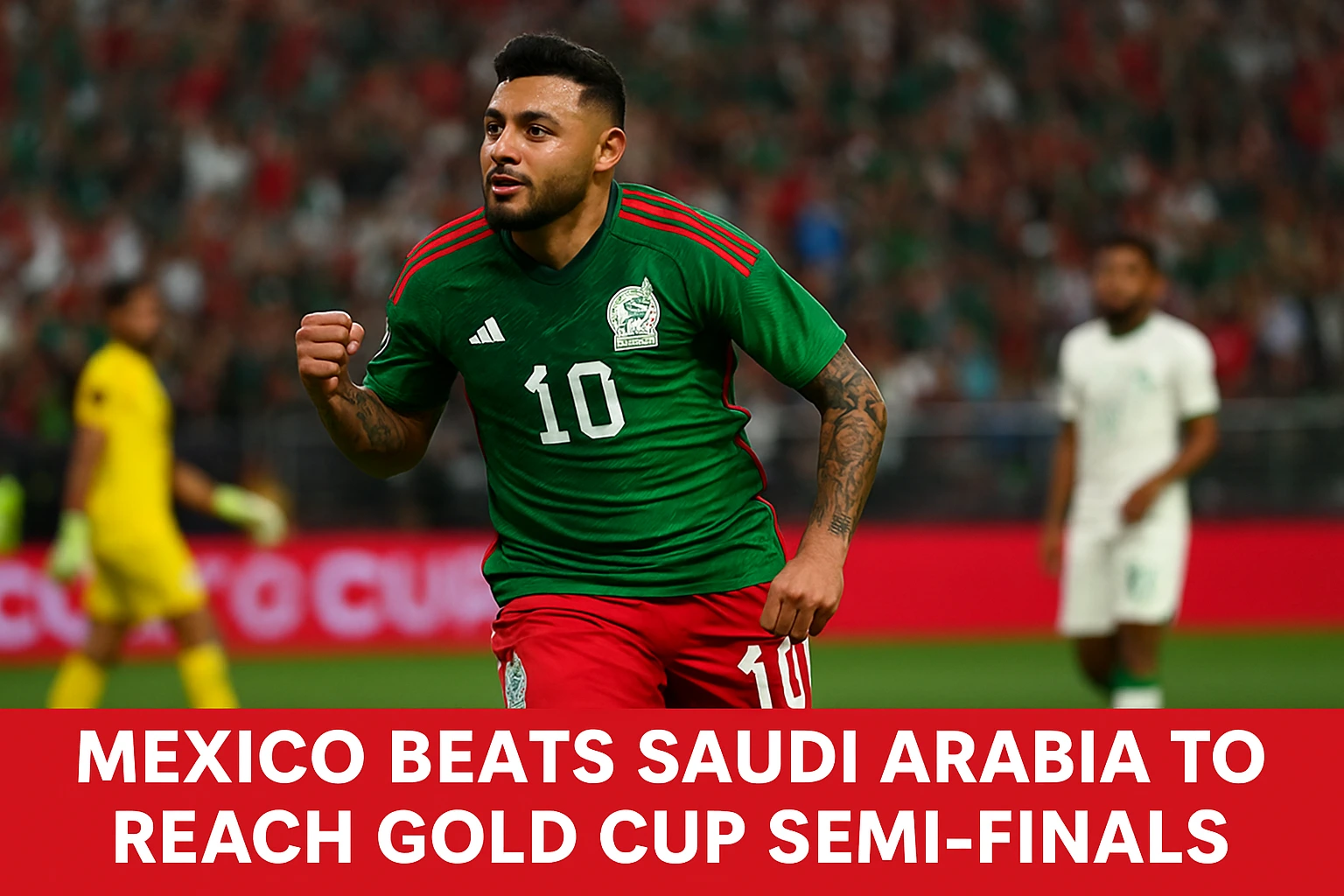 Mexico Beats Saudi Arabia to Reach Gold Cup Semi-Finals