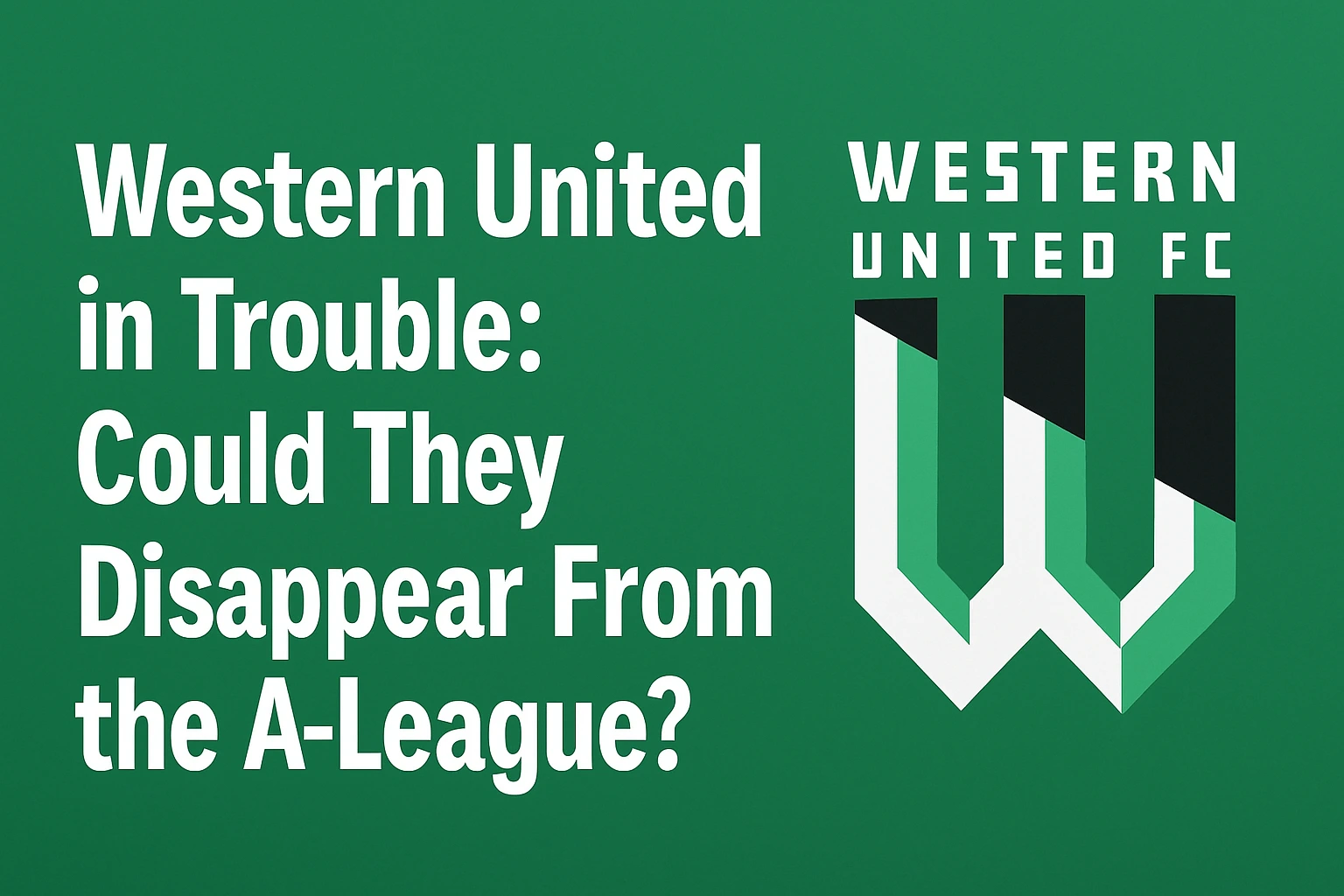 Western United in Trouble: Could They Disappear From the A-League?