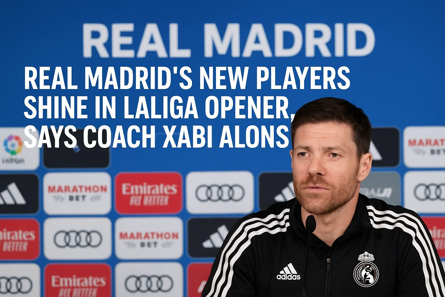 Real Madrid New Players Shine in LaLiga Opener, Says Coach Xabi Alonso