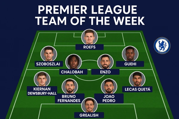 Premier League Team of the Week: Chelsea Stars Shine as Jack Grealish Steals the Show