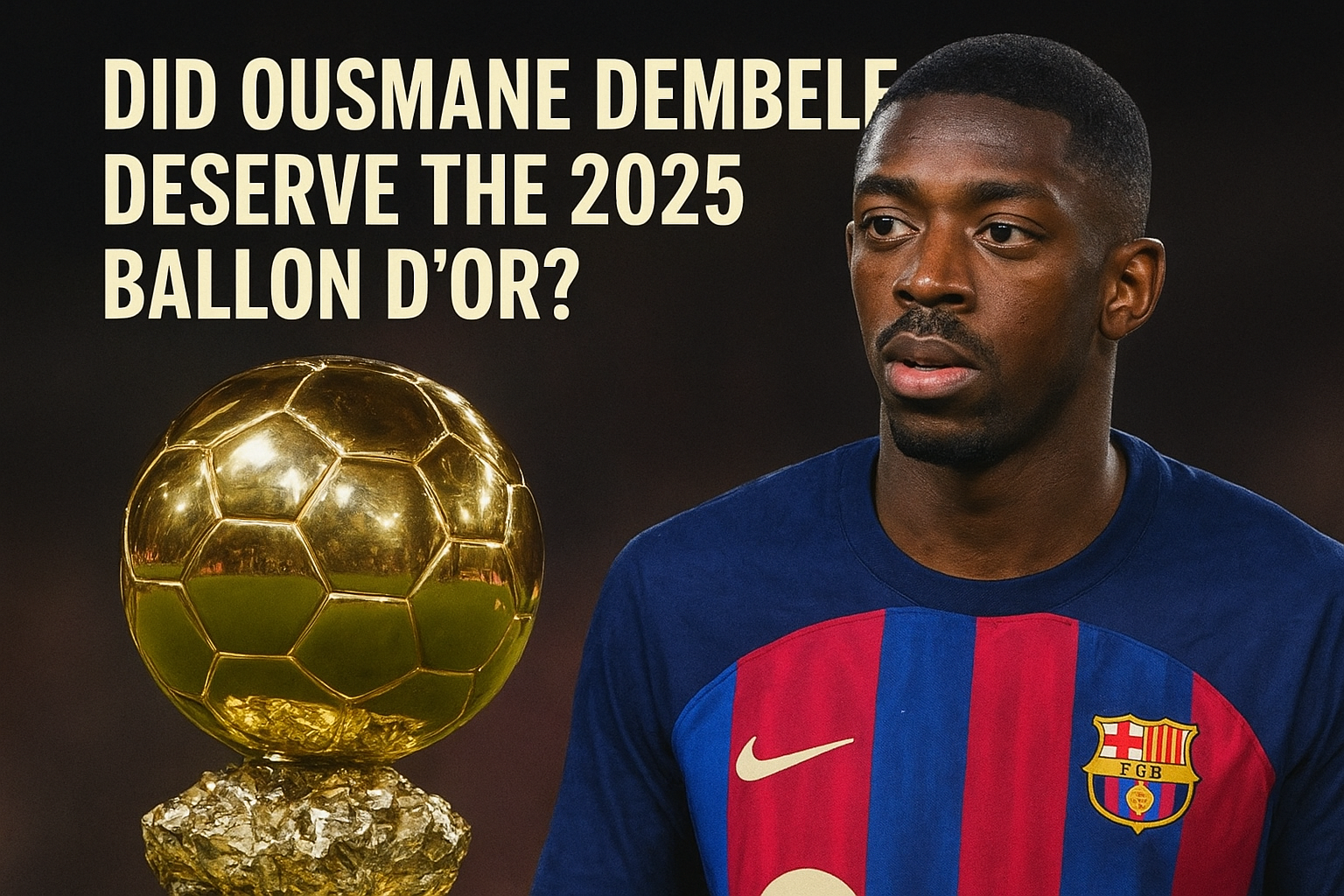 Did Ousmane Dembélé Really Deserve the 2025 Ballon d’Or?