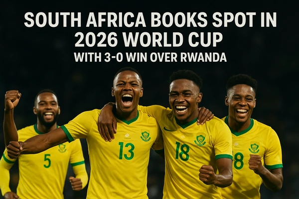 South Africa Books Spot in 2026 World Cup with 3-0 Win Over Rwanda