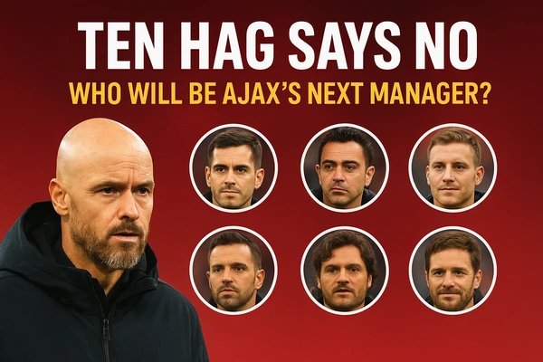 Ten Hag Says No: Who Will Be Ajax’s Next Manager? Six Big Names in the Running